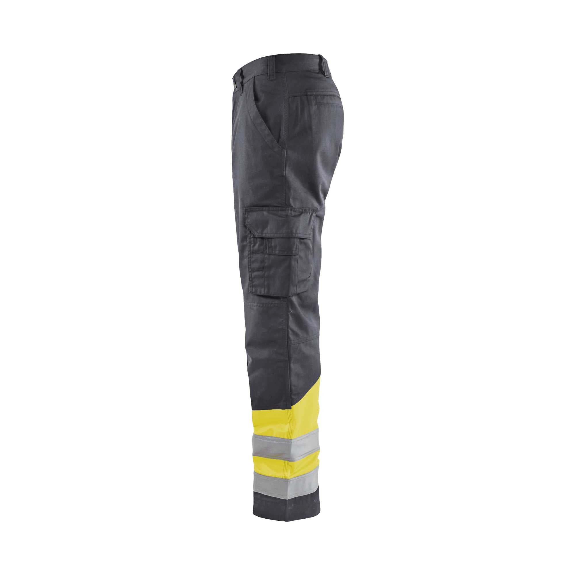 BLAKLADER 15641811 | Hi Vis trousers Hi Vis Reflective Work Trousers Men - twill fabric